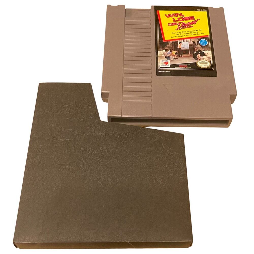 Win, Lose or Draw Nintendo NES Original Authentic Retro Classic Game - Picture 4 of 5